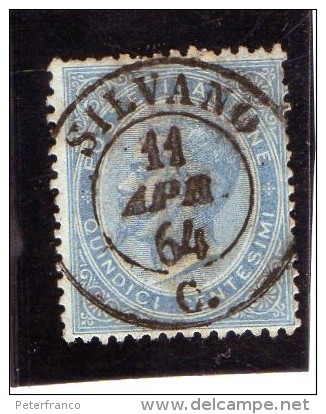 1863 Italia - Vittorio Emanuele II 15 C. - Altri & Non Classificati