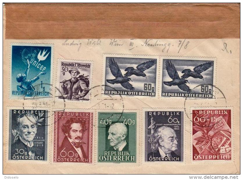 Austria - 1951 Nice Cover / 2 Scans - Lettres & Documents