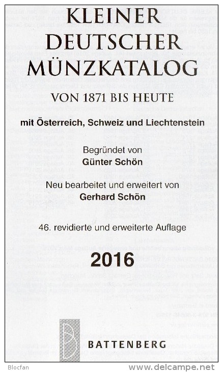 Kleiner Münz Katalog Deutschland 2016 Neu 17€ Numisbriefe+Numisblatt Schön Münzkatalog Of Austria Helvetia Liechtenstein - Unclassified