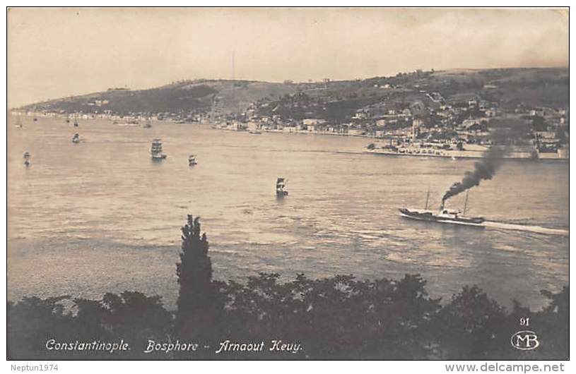 Constantinople, Bosphore, Arnaout Kevy, Istanbul, Schiffe - Turquie