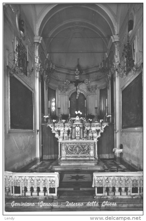 GENOVA Geminiano Interno Chiesa  1960 - Genova (Genoa)