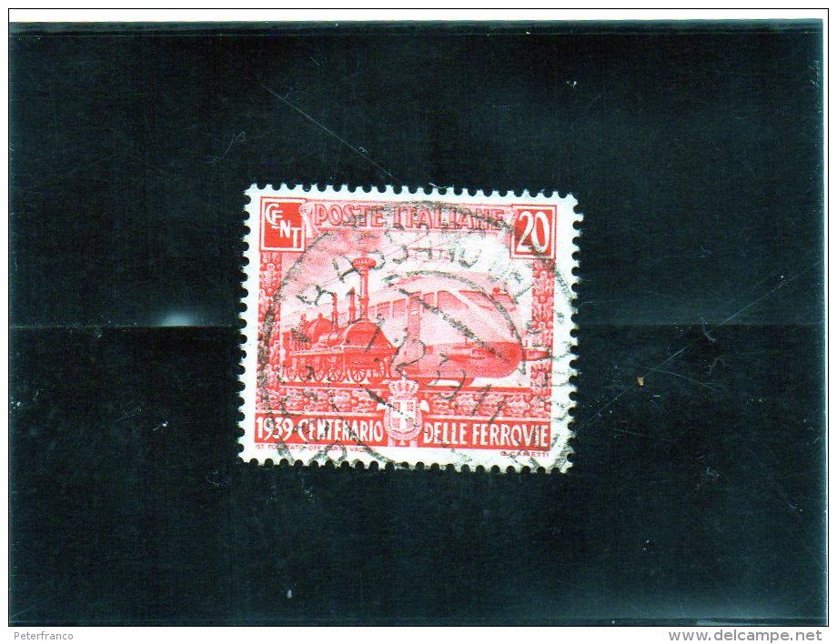 1939 Italia - Regno - Ferrovie Italiane - Mint/hinged