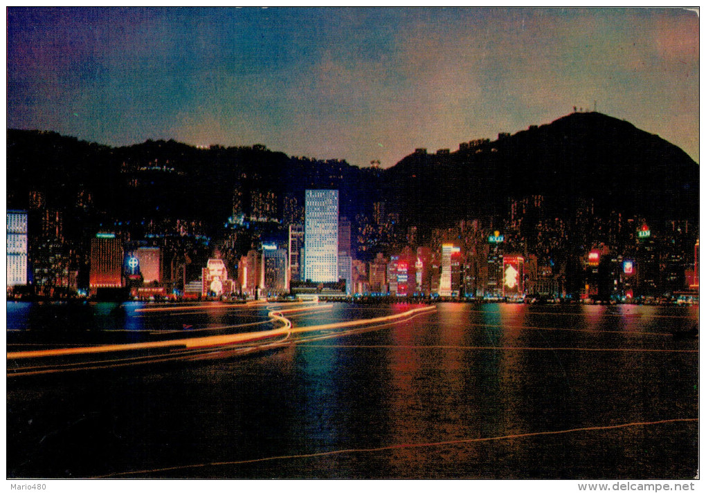 HONG-KONG    SPARKLE  WITH  LIGHT IN VICTORIA HARBOUR   (NUOVA) - Cina (Hong Kong)