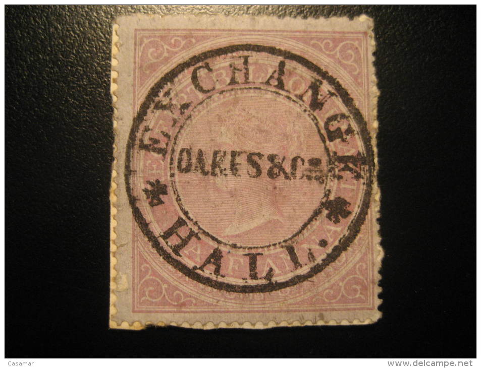 OAKES Exchange Hall ? On Piece Revenue Fiscal Tax Postage Due Official England UK GB - Steuermarken