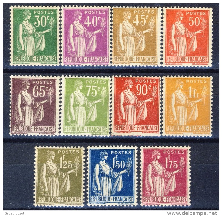 Francia 1922 - 23 Serie N. 280-289 MNH GO Catalogo € 325 - Ungebraucht