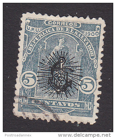 El Salvador, Scott #273, Used, Ceres Overprinted, Issued 1900 - El Salvador