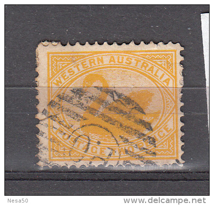 Australie West  1902 Mi Nr 50  Zwaan - Used Stamps