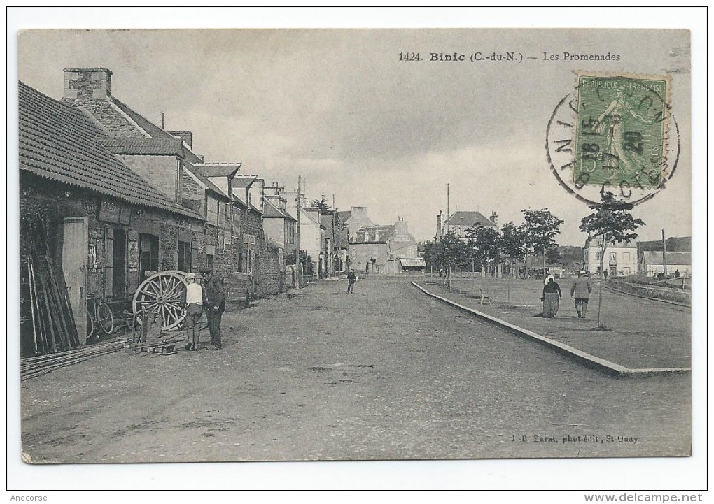 Binic (Côtes D'Armor) - Les Promenades - Binic