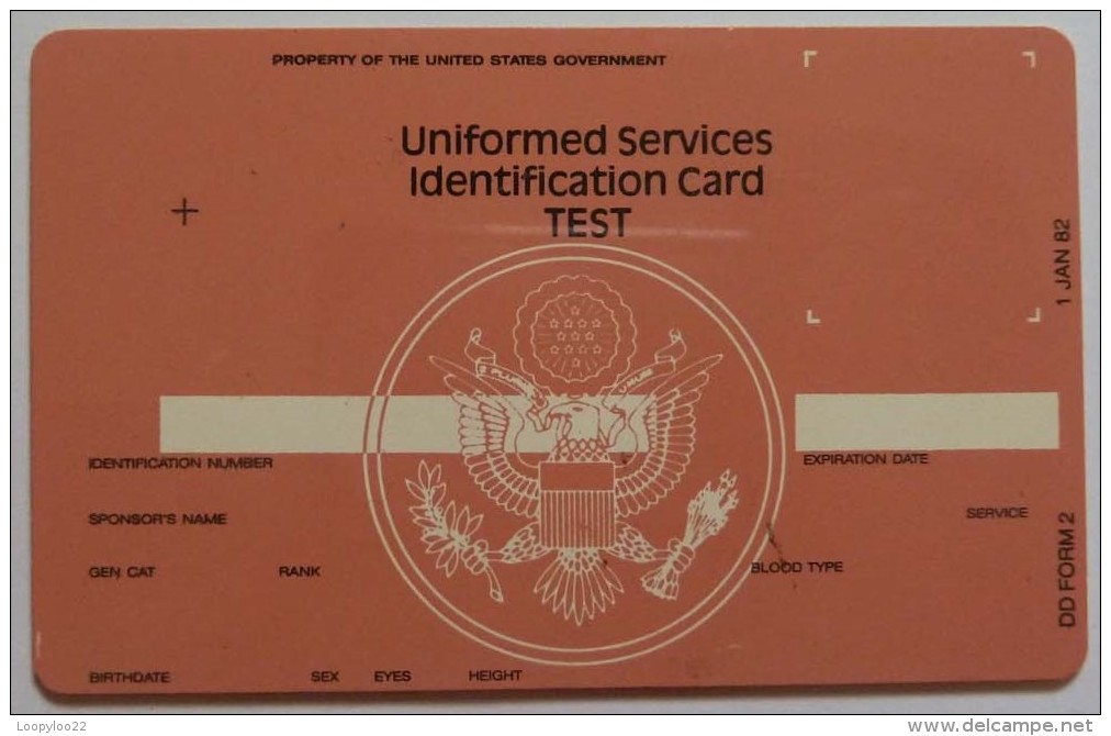 USA - Philips - Armed Forces Trial - Specimen - [2] Chip Cards