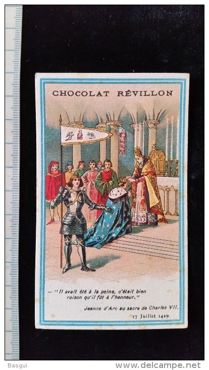 Chromo Illustré Chocolat Revillon , Jeanne D'Arc - Revillon