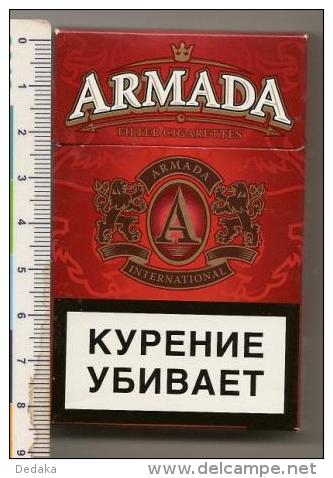 An Empty Box Of Cigarettes Armada - Rostov-on - Don - 2015 - Contenitori Di Tabacco (vuoti)