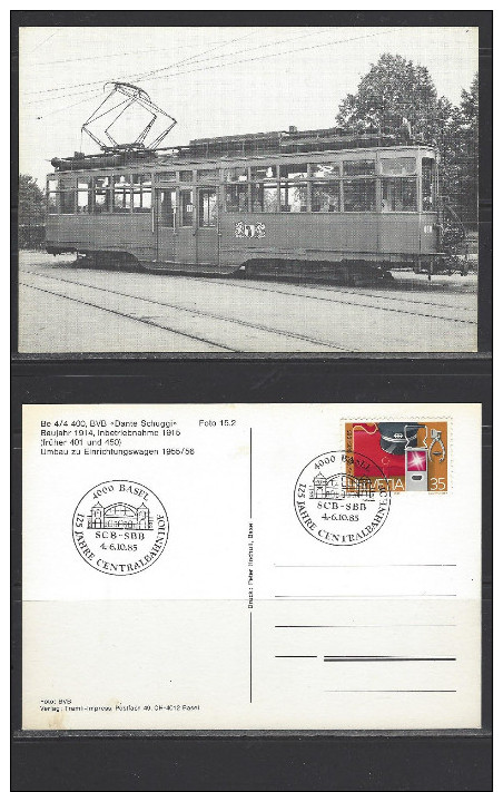SCHWEIZ - "Dante Schuggi" - Baujahr 1914 - Umbau 1955 - Ausserdienststellung 1972 - Eisenbahnen