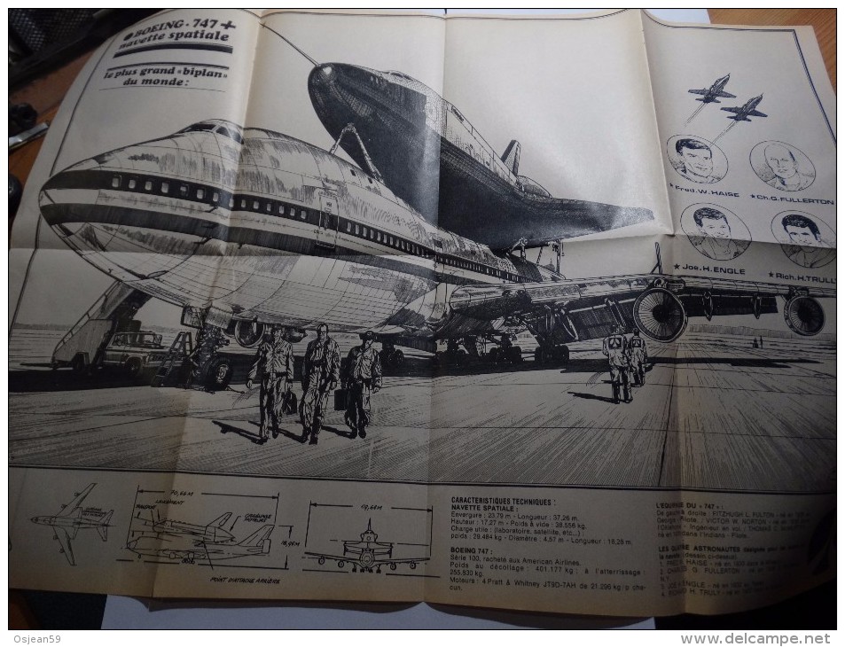 BOEING 747 + Navette Spatiale - Carteles