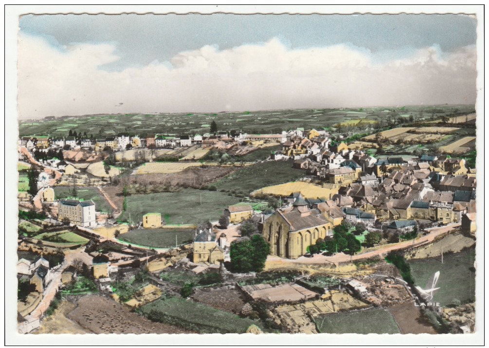 *a* - EN AVION AU-DESSUS DE ... RIEUPEROUX - Vue Générale - édition LAPIE - 10,3 X 14,8 Cm - Autres & Non Classés