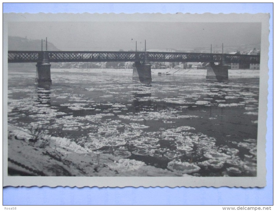 1930 Alois Schawarz Photograph  Fiume River Ponte Bridge - Linz Urfahr