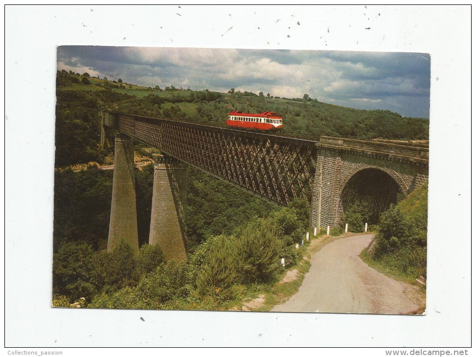 Cp , Chemin De Fer , Train , VIADUC DES FADES , 63 , Ed : Artaud , N° 36 , Voyagée 1976 - Eisenbahnen