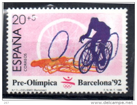 ESPAGNE   N°  2612  * *    Jo 1992  Cyclisme - Ciclismo