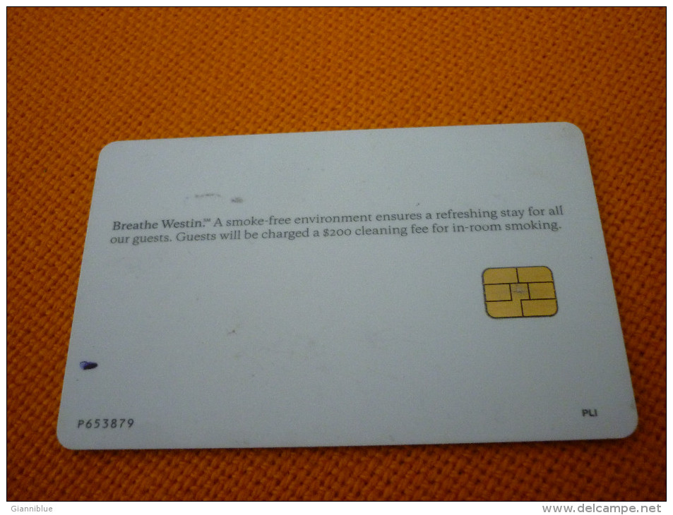 Greece Westin Hotel Room Chip Key Card - Hotelsleutels