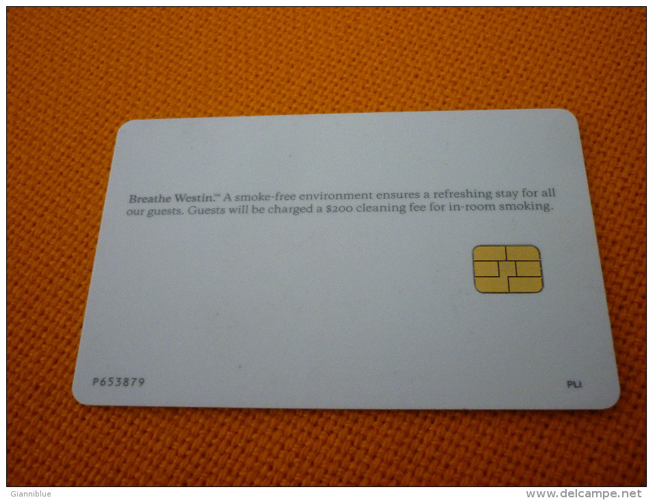 Greece Westin Hotel Room Chip Key Card - Hotelsleutels