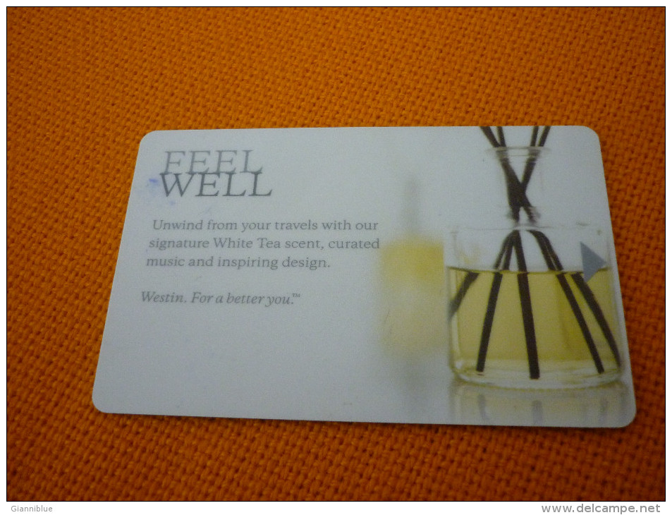 Greece Westin Hotel Room Chip Key Card - Chiavi Di Alberghi