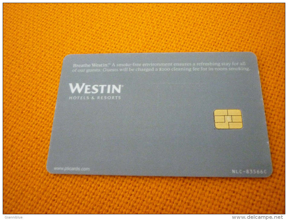 Greece Westin Hotel Room Chip Key Card - Tarjetas-llave De Hotel