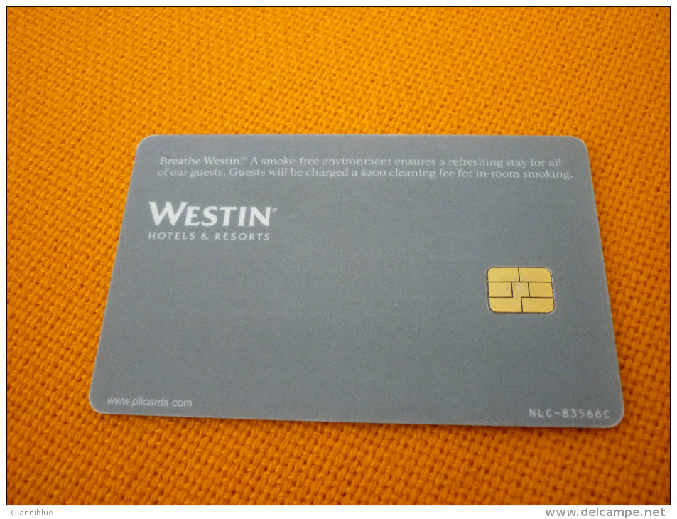 Greece Westin Hotel Room Chip Key Card - Hotel Key Cards