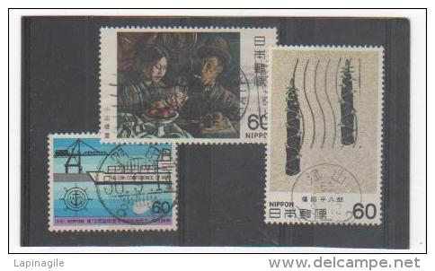 JAPON 1981 YT N° 1370-1-2 Oblitéré - Used Stamps