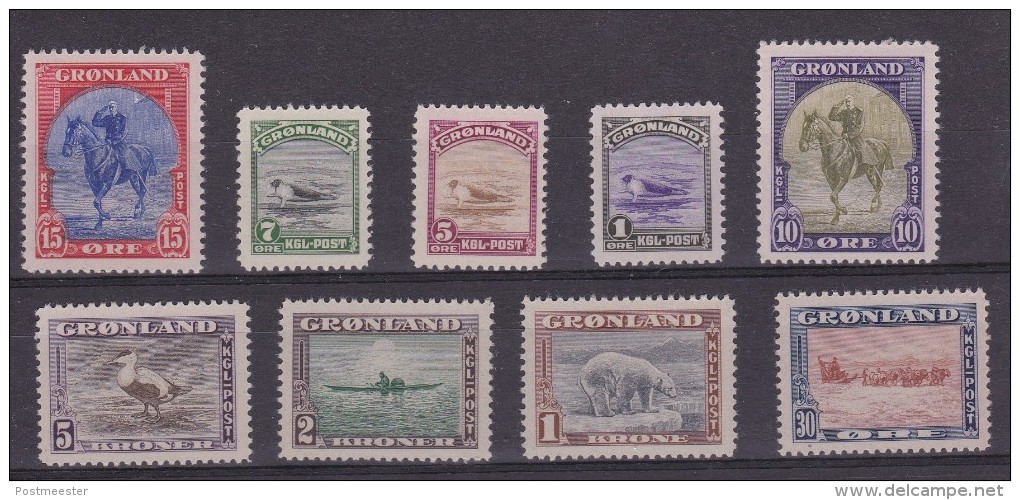 Groenland: Y&T Nrs 10-18 MNH - Neufs