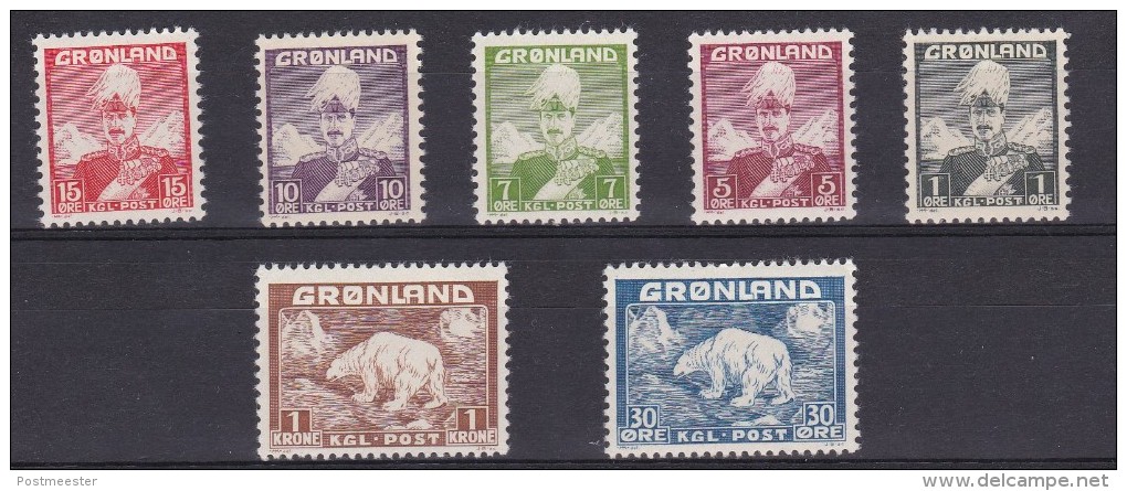 Groenland: Y&T Nrs 1 Tot 5 + 7&9 MNH - Nuevos