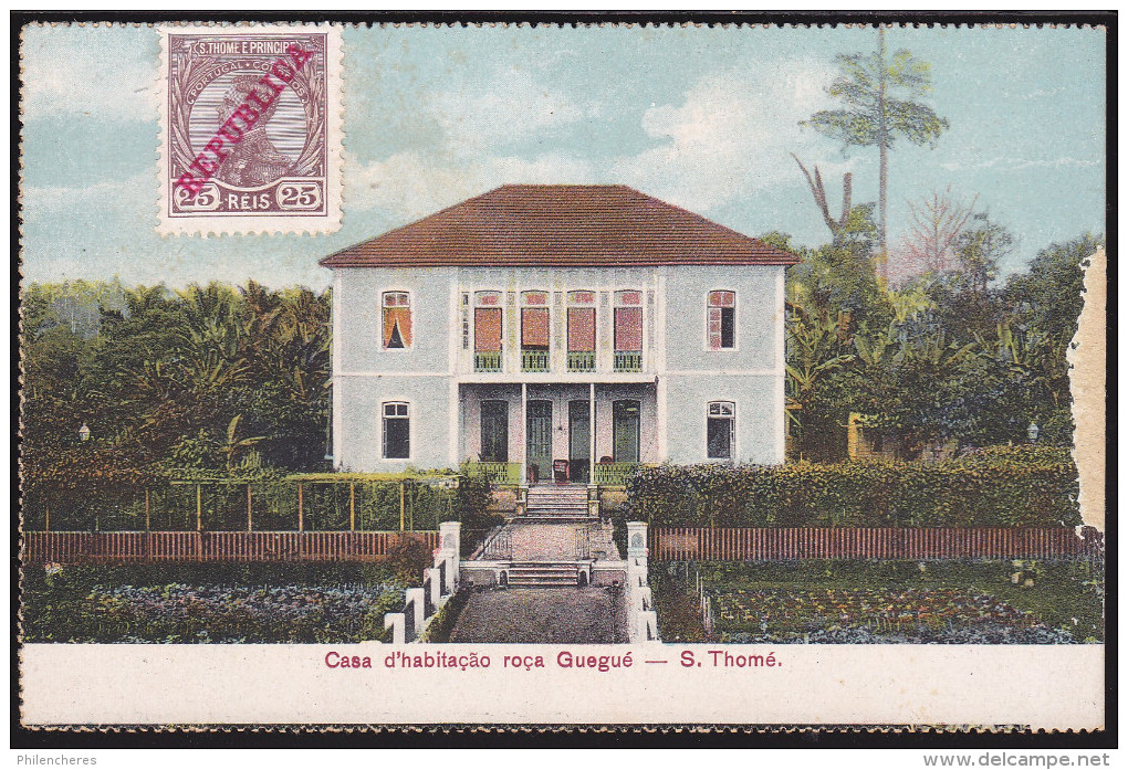 CPA - (Sao Tome Et Principe) Casa Habitaçao Roça Guegué - Sao Tome Et Principe