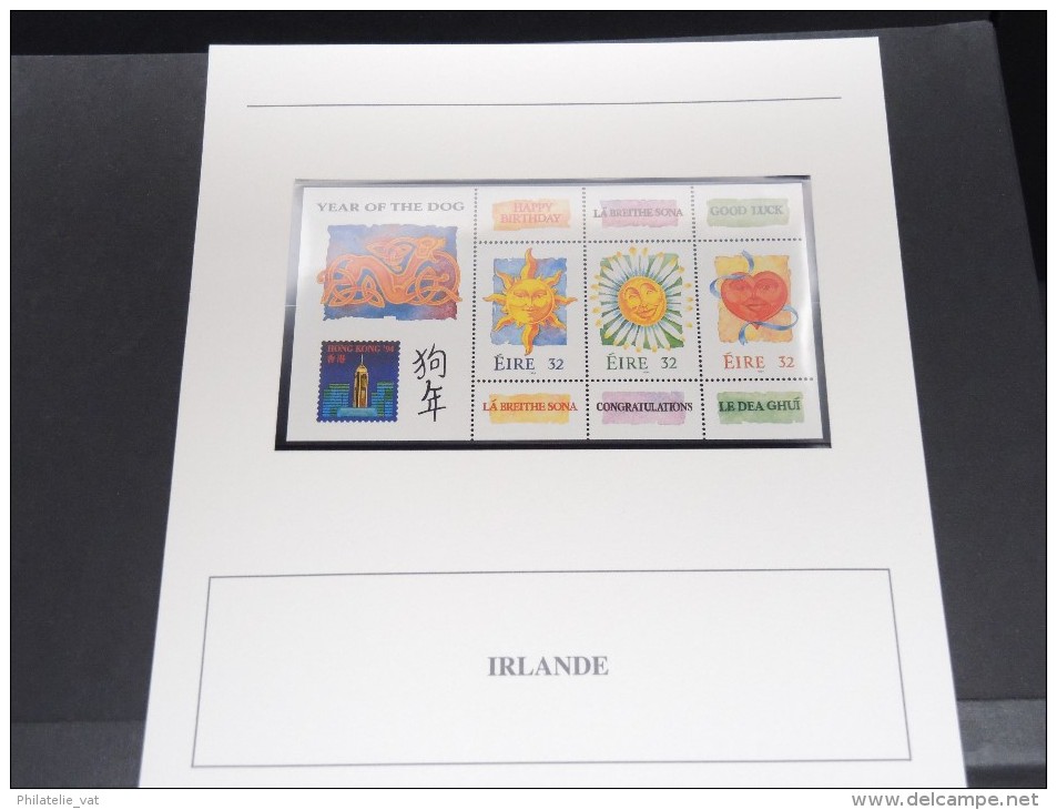 IRLANDE-  Bloc Luxe Avec Texte Explicatif - Belle Qualité - À Voir -  N° 11614 - Blocks & Sheetlets