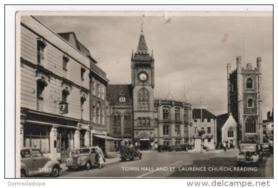 Town Hall And St. Laurence Church , Reading - Reading