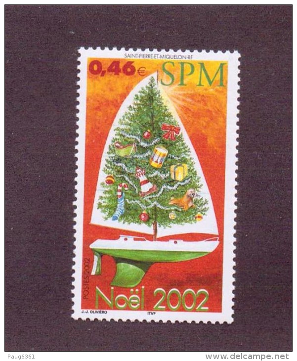 SPM 2002 NOEL  YVERT  N°787  NEUF MNH** - Unused Stamps