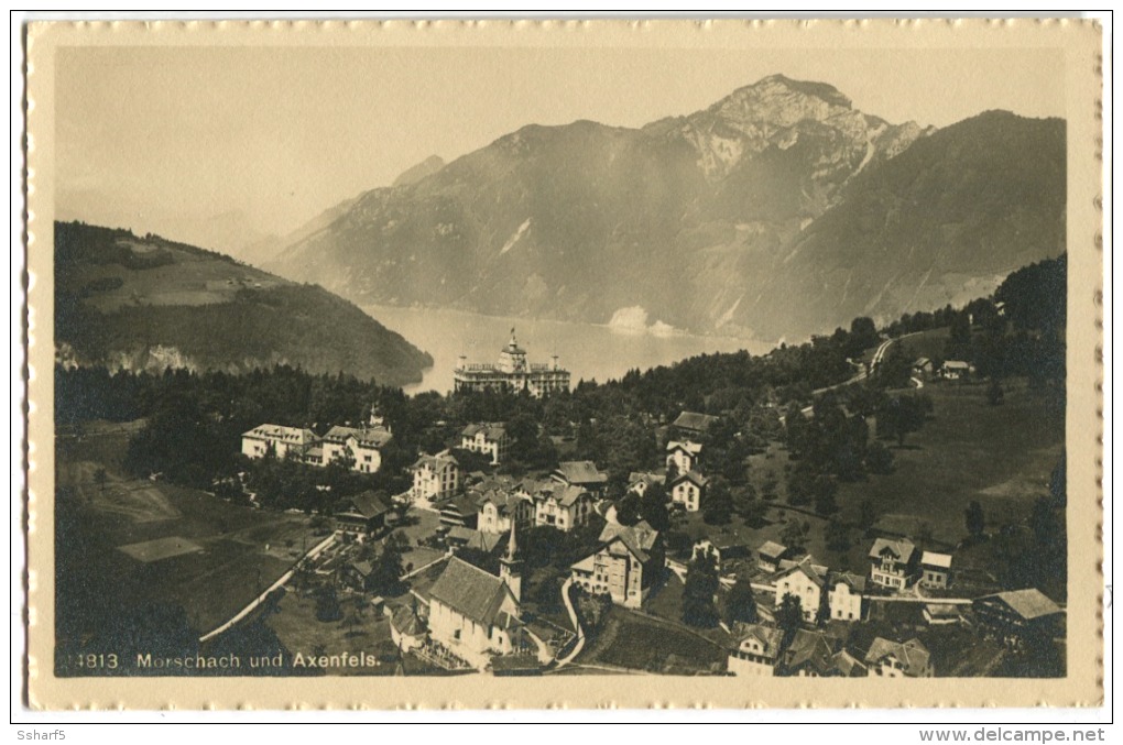 Morschach Und Axenfels Foto Um 1910 - Morschach