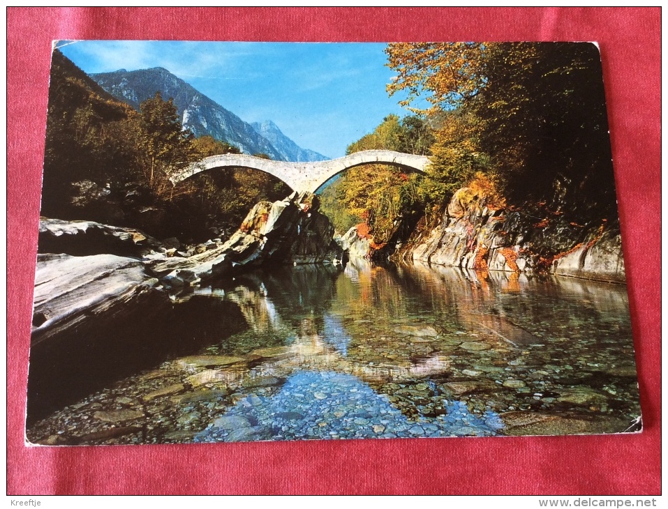 Italia. Lavertezzo. Ponte Dei Salti ( Pont Brug Bridge ) - Lavertezzo 