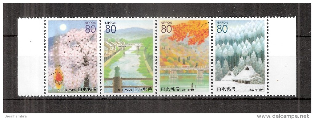 JAPAN NIPPON JAPON FOUR SEASONS, KYOTO 2000 / MNH / 3049 A - 3052 A - Neufs