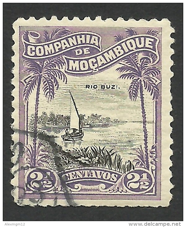 Mozambique Company, 2 1/2 C. 1918, Scott # 115, Used - Mozambique