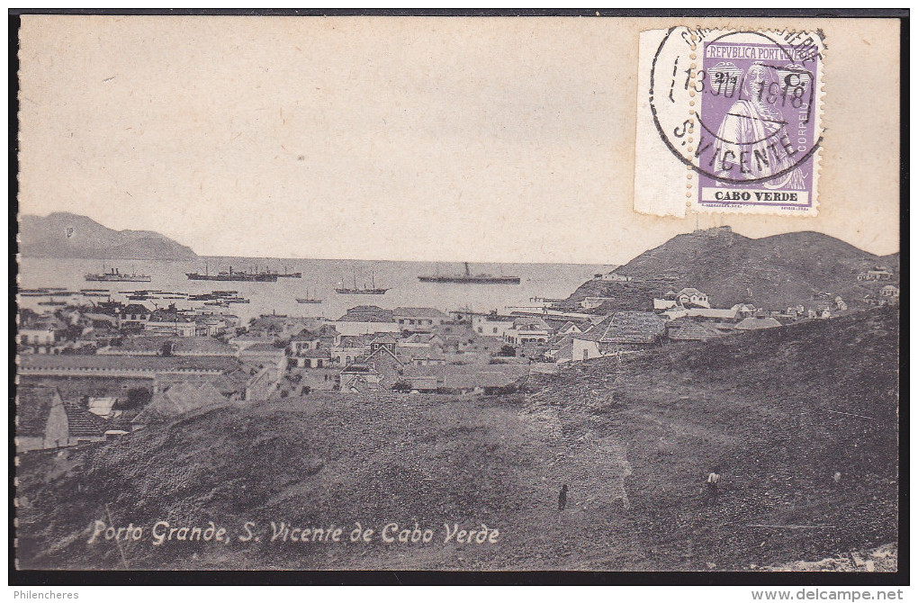 CPA - (Cap Vert) Porto Grande, S. Vicente De Cabo Verde - Cap Vert