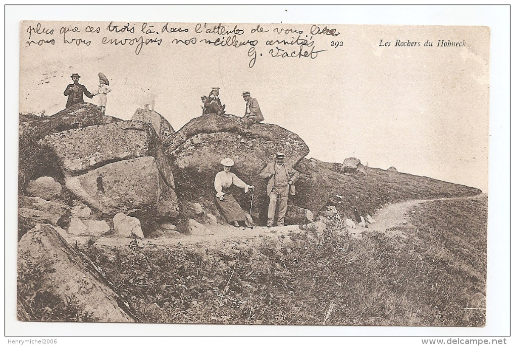 Vosges - 88 - Les Rochers Du Hohneck Animée Cachet épinal 1905 - Other & Unclassified