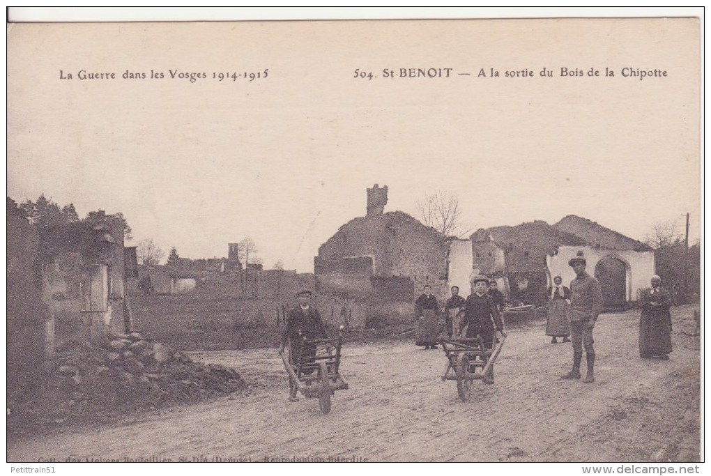 SAINT-BENOIT: A La Sortie Du Bois De Chipotte - Saint Benoît