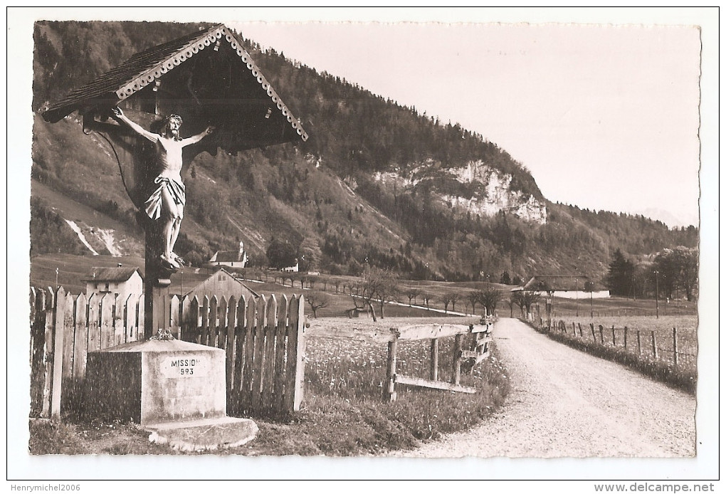 Suisse - Fribourg - Broc Chapelle De Notre Dame Des Marches Route Christ Mission 1893 - Broc