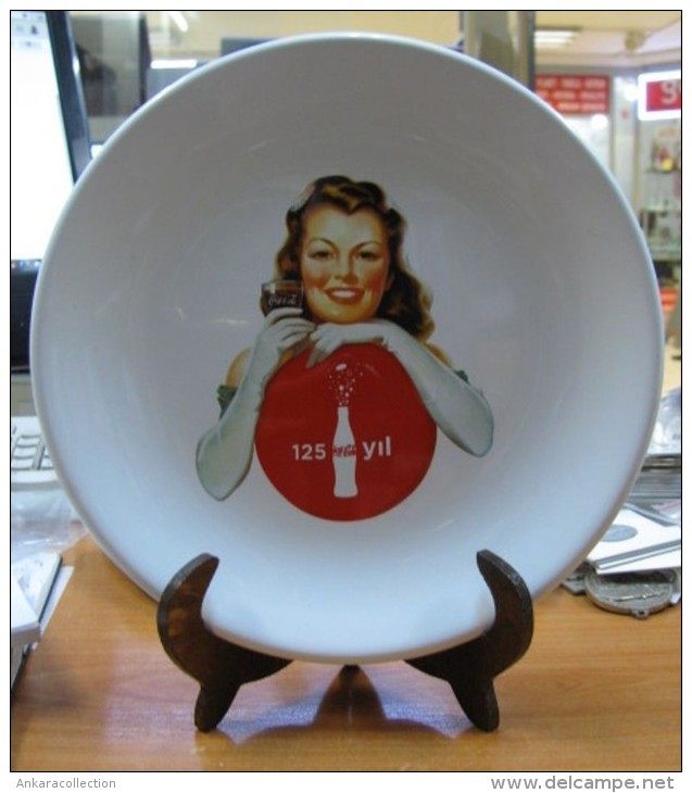 AC - COCA COLA 125th ANNIVERSARY, 2011 PORCELAIN PLATE NOT : COMING WITHOUT STAND  TURKEY - Household Necessity