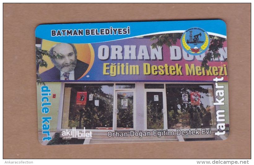 AC- MULTIPLE RIDE BUS PLASTIC CARD BATMAN, TURKEY PUBLIC TRANSPORTATION - Autres & Non Classés