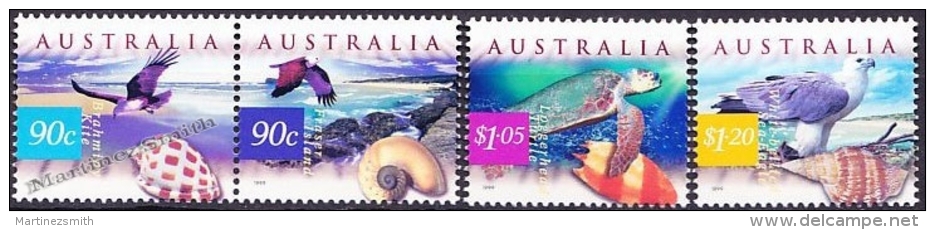 Australie - Australia 1999 Yvert 1757-61, Definitive Set, Australian Nature (IV), Sea Fauna - MNH - Nuevos
