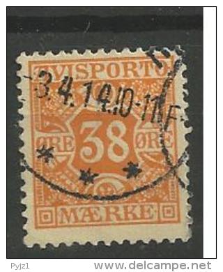 1907 USED Danmark,  Avisporto (newspapers), Watermark Crown - Segnatasse