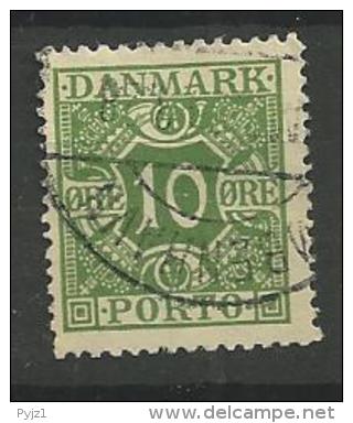 1921 USED Danmark,  Porto - Segnatasse