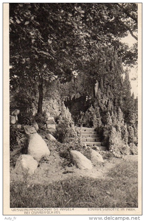 OSNABRÜCK - Ursulinen-Pensionat - Louresgrotte Im Park - Osnabrueck