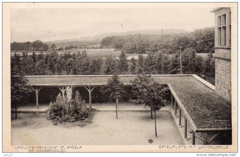 OSNABRÜCK - Ursulinen-Pensionat - Spielplatz Mit Wandelhalle - Osnabrueck