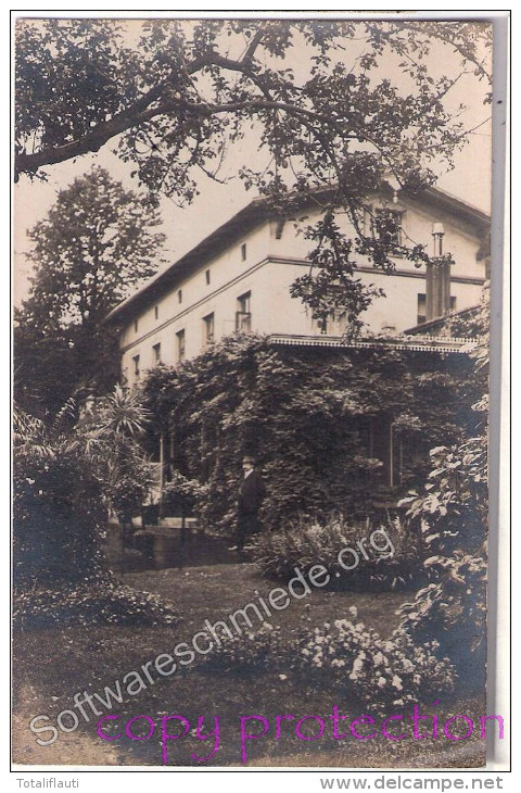 LAUENBURG Elbe Einzelvilla Elbblick Original Private Fotokarte Belebt 13.8.1910 Gelaufen - Lauenburg