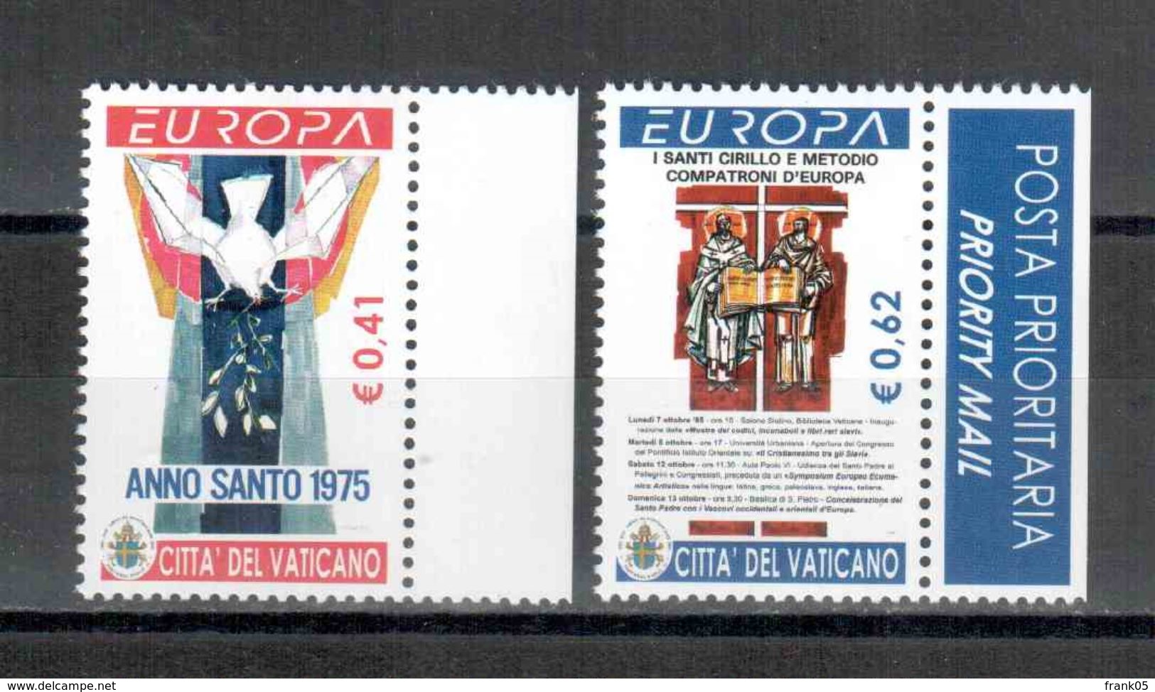 Vatikan / Vatican 2003 Satz/set EUROPA ** - 2003